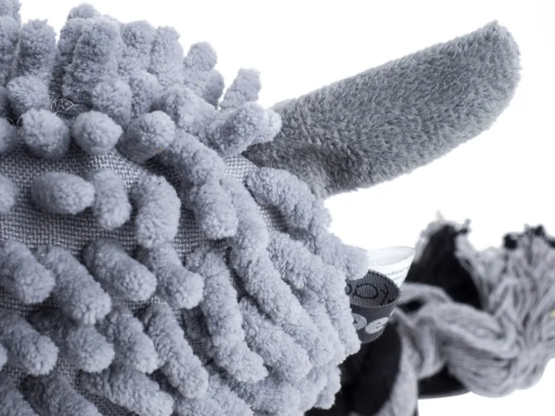 Petface Buddies Noodle Donkey Dog Toy-3